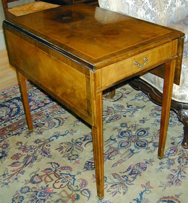 Lot 451 - Pair of Regency Style Mahogany Pembroke Tables