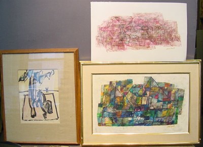 Lot 31 - Jean David French, 1908-1993 CITYSCAPE Signed...