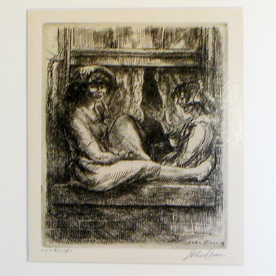 Lot 302 - John Sloan SISTERS AT THE WINDOW (M. 208)...