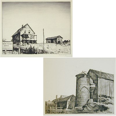 Lot 244 - Armin Landeck CORBIN'S SILO; SUNSET PALACE...