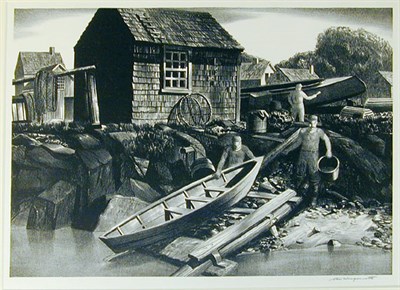 Lot 326 - Stow Wengenroth KINDRED MCLEAN PRINT; RACE AT...