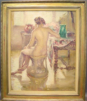 Lot 58 - Christina Morton 1891-1957 SEATED NUDE Signed...