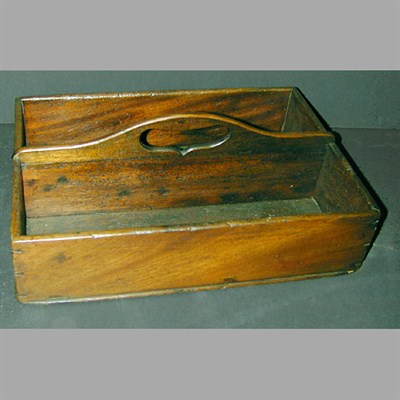 Lot 191 - George III Mahogany Bottle Tray Late...