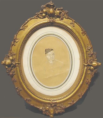 Lot 14 - Carl Goebel Austrian, 1824-1899 PORTRAIT OF...