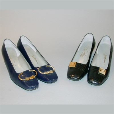 Lot 270 - Two Pairs Roger Vivier Shoes French, late...