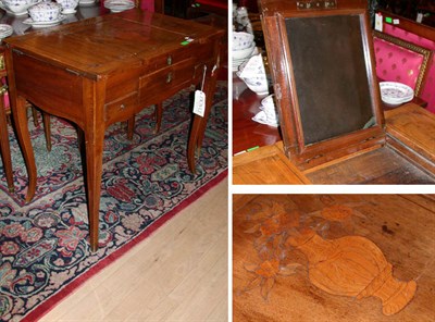 Lot 465 - Louis XV Style Fruitwood Dressing Table The...