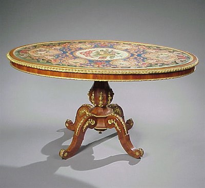 Lot 455 - Napoleon III Gilt-Bronze Mounted Kingwood...