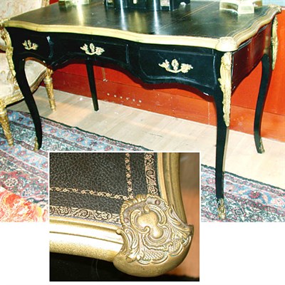 Lot 514 - Napoleon III Bronze Mounted Ebonized Bureau...