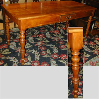 Lot 283 - Restauration Fruitwood Farm Table