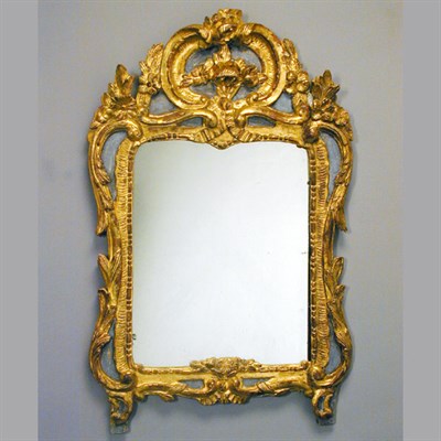 Lot 427 - Louis XV Painted and Gilt Mirror Mid 18th...