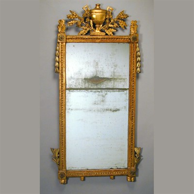 Lot 477 - Italian Neoclassical Gilt-Wood Mirror Late...