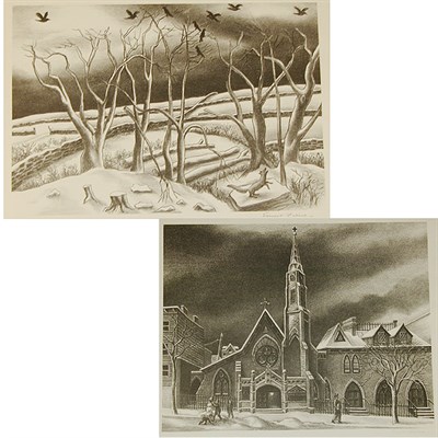 Lot 203 - Ernest Fiene SNUG HARBOR; REGATTA; CORN...