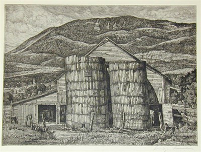 Lot 253 - Luigi Lucioni TWO SILOS; SHADOW AND SUBSTANCE;...