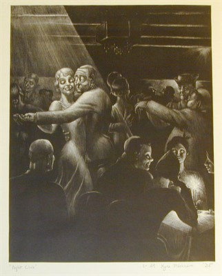 Lot 259 - Kyra Markham NIGHT CLUB Lithograph, 1935,...