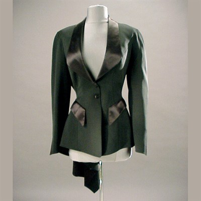 Lot 237 - Thierry Mugler Bare Back Tuxedo Jacket French,...
