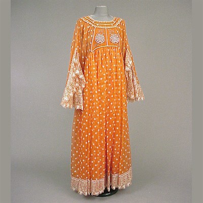 Lot 211 - Bill Gibb Fancy Granny Dress English, 1970s Of...