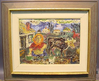 Lot 7 - David Davidovich Cherson Burliuk...