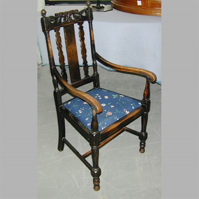 Lot 572 - Companion Pair of Baroque Style Upholstered...