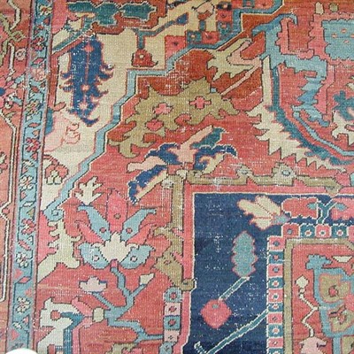 Lot 563 - Heriz Carpet Northwest Persia, early 20th...