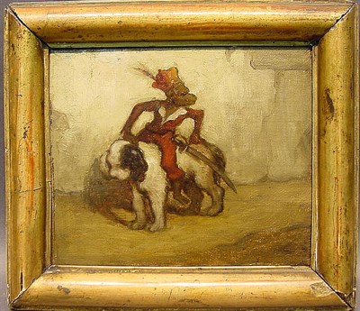 Lot 88 - Manner of Alexandre Gabriel Decamps MONKEY...