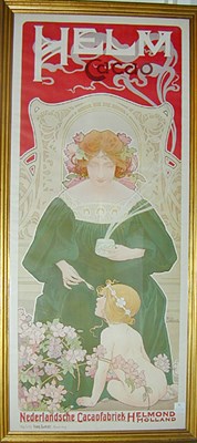 Lot 361 - Privat Livemont HELM COCOA Color lithograph,...