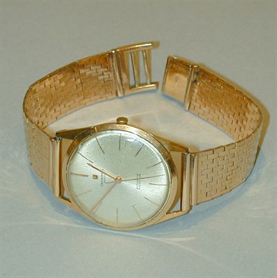 Lot 149 - Gentleman's Gold Wristwatch 14 kt. red gold,...