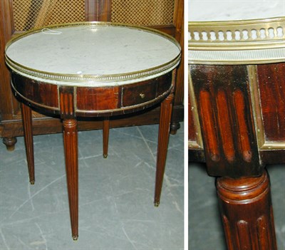 Lot 493 - Louis XVI Style Brass Mounted Mahogany...