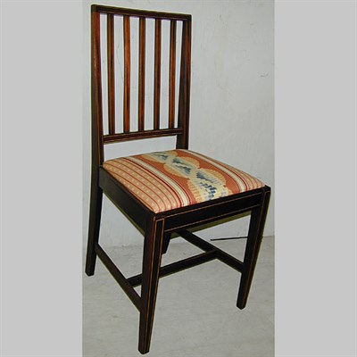Lot 403 - Set of Twelve Federal Style Mahogany Dining...
