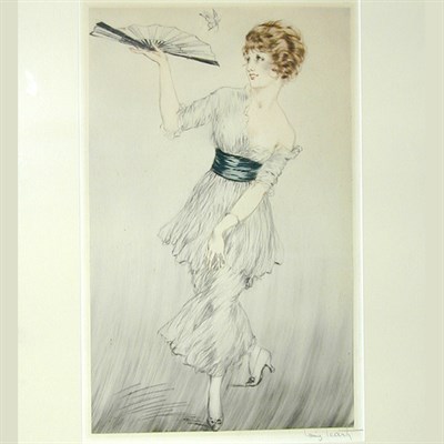 Lot 227 - Louis Icart BUTTERFLY (HOLLAND/CATANIA/ISEN...