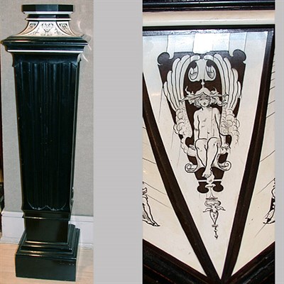 Lot 426 - Victorian Ebonized Pedestal The standard of...