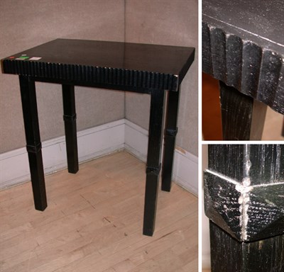 Lot 481 - Austrian Art Nouveau Ebonized Table