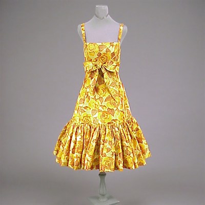 Lot 144 - Traina-Norell Flounced Cocktail Dress American,...