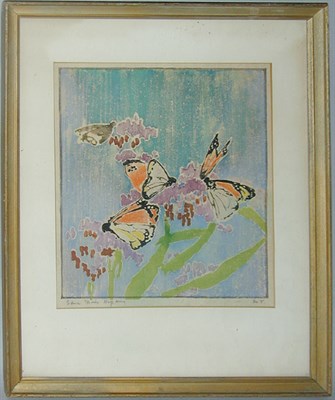 Lot 224 - Edna Boies Hopkins [FLOWERS AND BUTTERFLIES]...