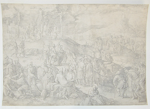 Lot 250 - Lucas van Leyden GOLGOTHA (BARTSCH, HOLLSTEIN...