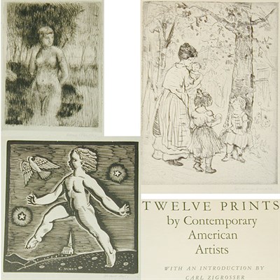 Lot 295 - Portfolio TWELVE PRINTS BY CONTEMPORARY...