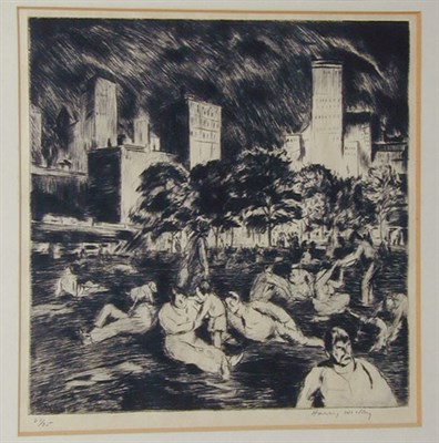 Lot 337 - Harry Wickey [AFTERNOON IN CENTRAL PARK]...