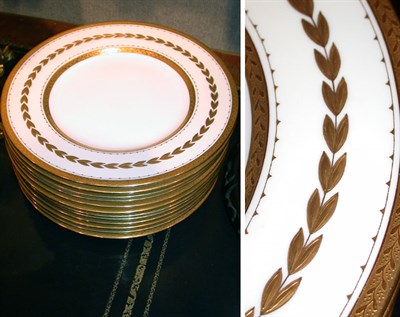 Lot 487 - Set of Twelve Minton Porcelain Service Plates...