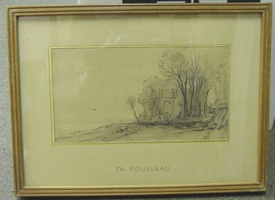 Lot 81 - Theodore Etienne Pierre Rousseau French, 1812 -...