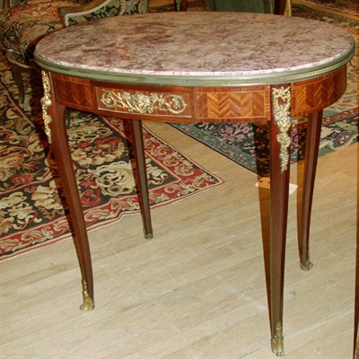Lot 364 - Louis XV Style Gilt-Bronze Mounted Mahogany...