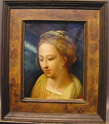Lot 101 - Italian School 16th Century HEAD OF A WOMAN...