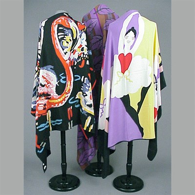 Lot 219 - Group of Three Michaele Vollbrach Scarves...