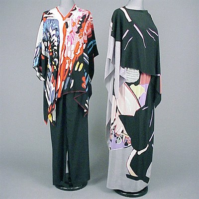 Lot 220 - Group of Michaele Vollbrach Silk Ensembles...