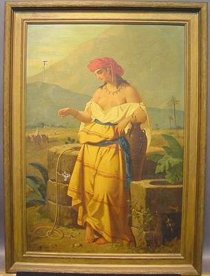 Lot 21 - Enrico Fanfani Italian, 19th century RUTH AT...