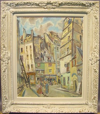 Lot 47 - Gyula Zilzer Hungarian, 1898-1969 PARIS STREET...