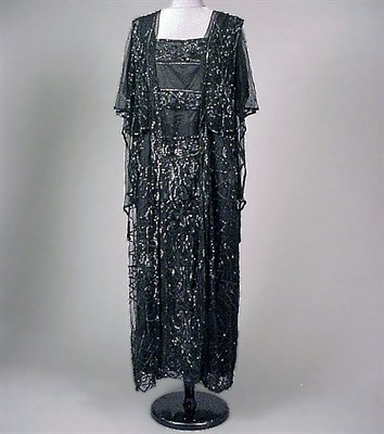 Lot 98 - Cobweb Sequined Dress American, 1918-1920...