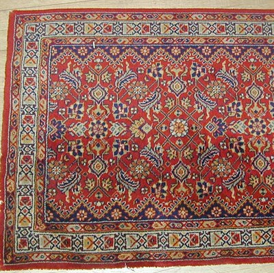Lot 483 - Machine Made Runner Domestic, contemporary The...