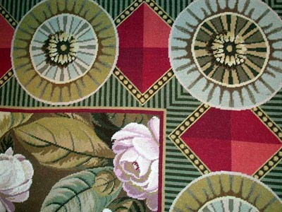 Lot 760 - Needlepoint Rug China contemporary The allover...