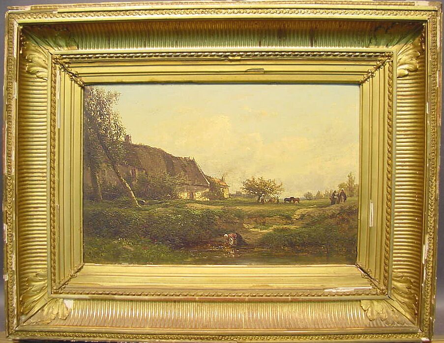 Lot 93 - Emile Charles Lambinet French, 1815-1877...