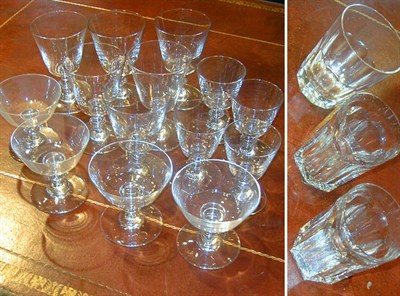 Lot 136 - Group of Baccarat Colorless Glass Barware...