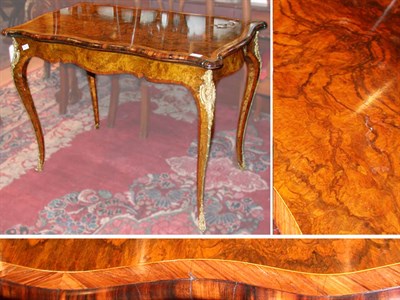Lot 357 - Louis XV Style Gilt-Metal Mounted Burl-Wood...